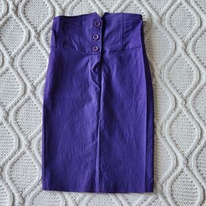 Stylish Stretchy Pencil Skirt – Purple